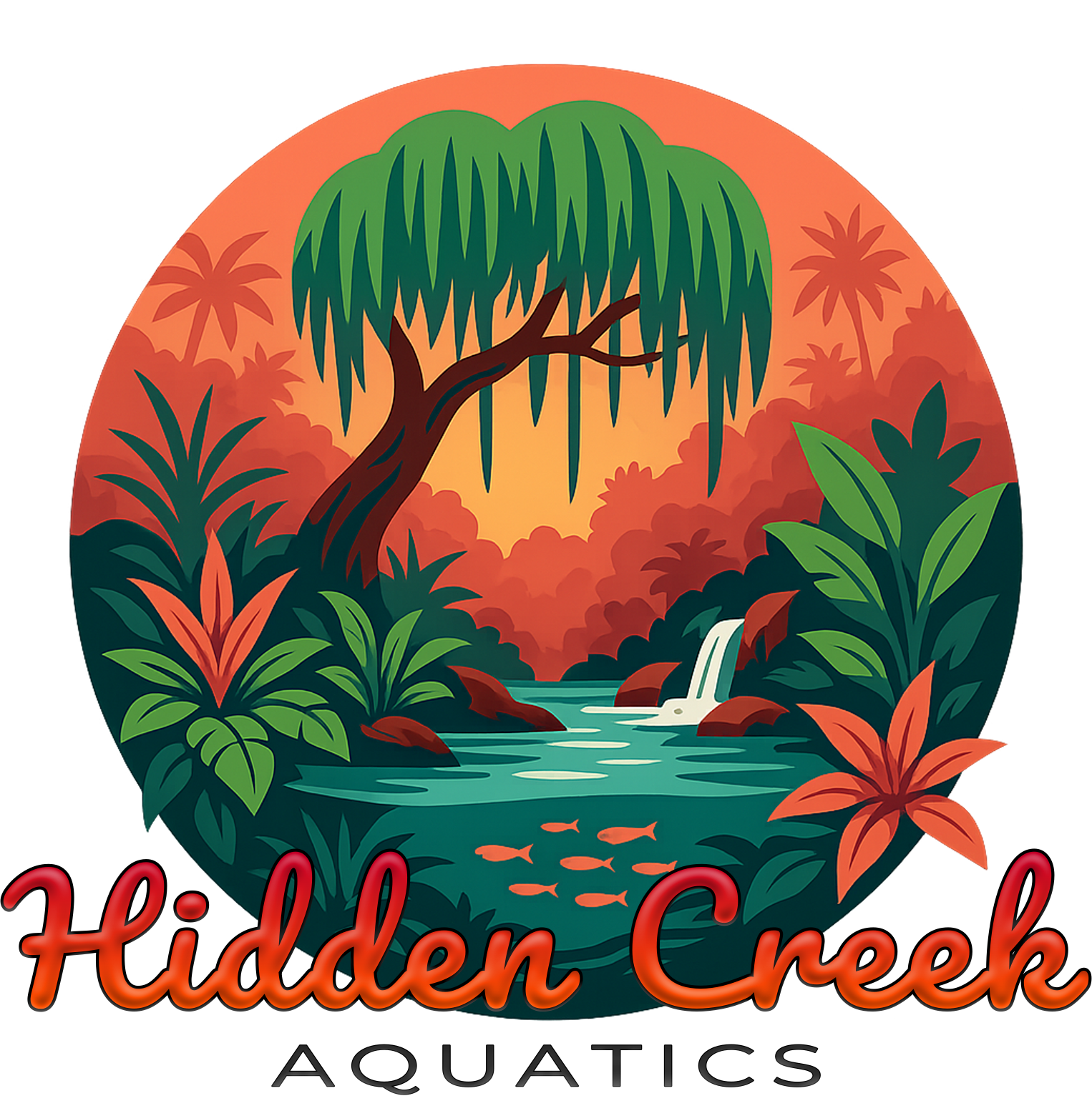 Hidden Creek Aquatics Logo